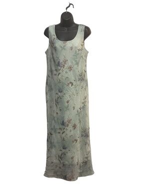 Giulia Vintage Maxi Dress Seafoam Green Blue
